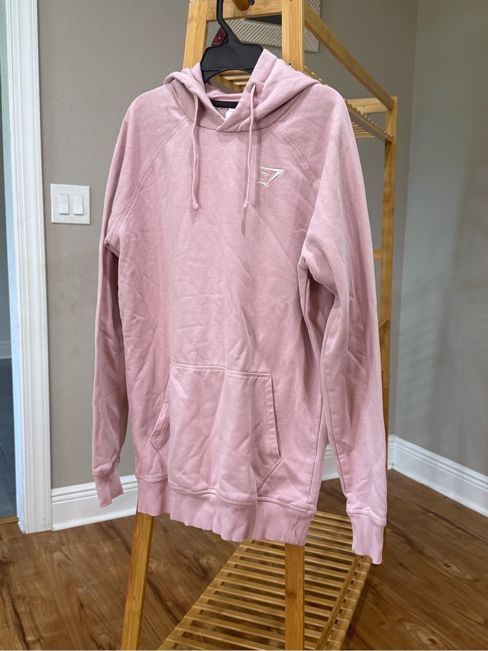 GymShark Hoodie in Dusty Pink, Size XS